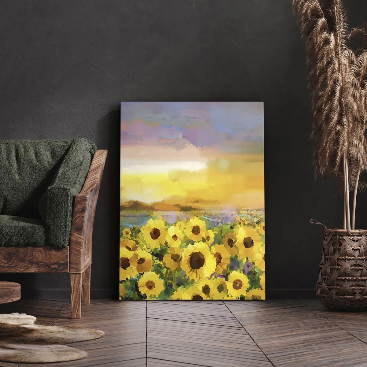 Quadro su tela - Stampe su Tela - Il sole è sceso sulla terra - 55x100 cm