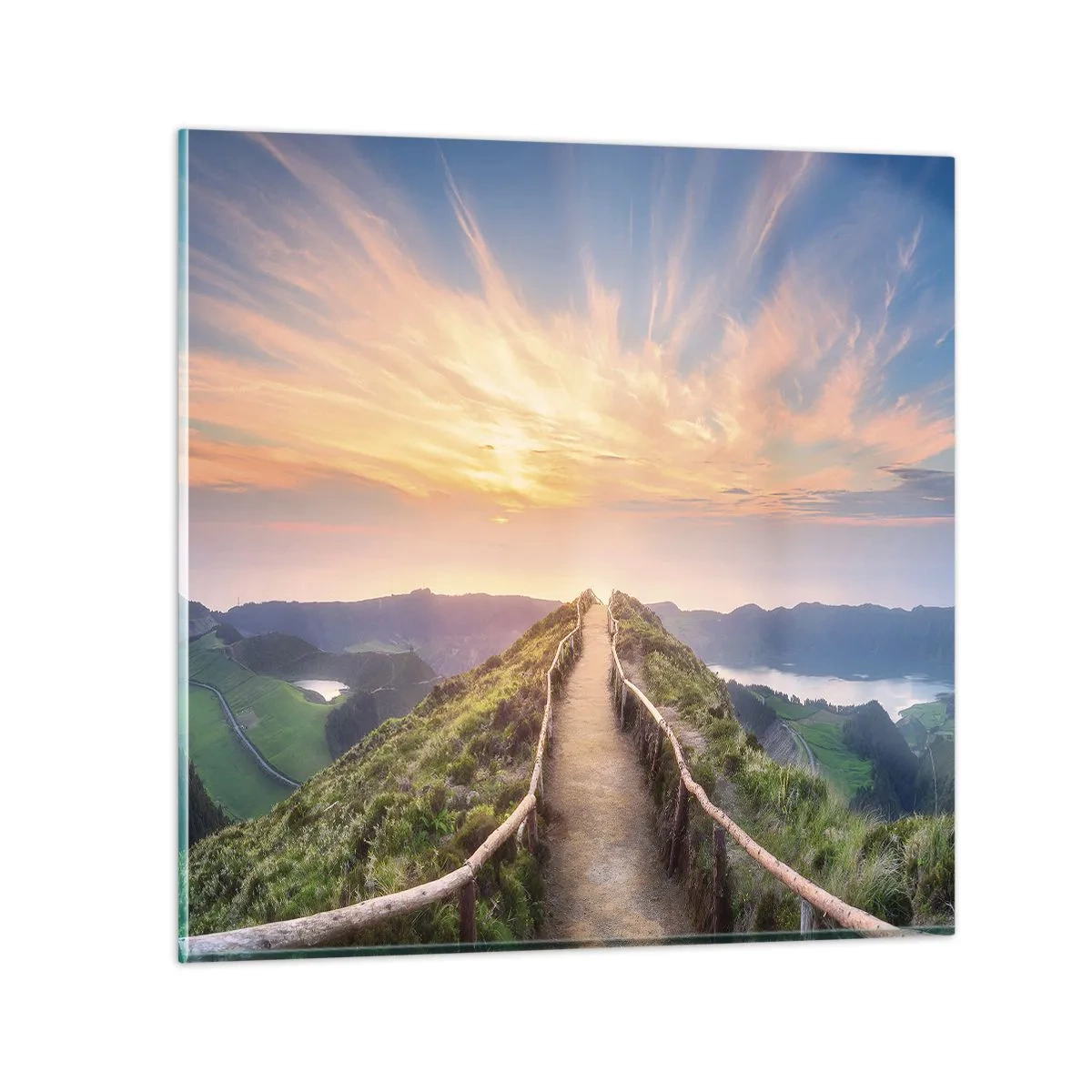 Quadro su vetro - Vicino al cielo - 60x60 cm