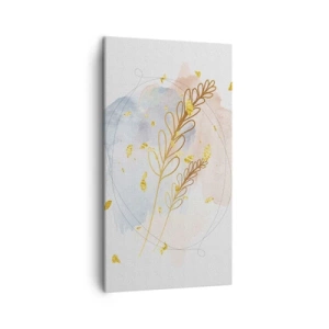 Quadro su tela - Stampe su Tela - Soffio d'oro - 45x80 cm