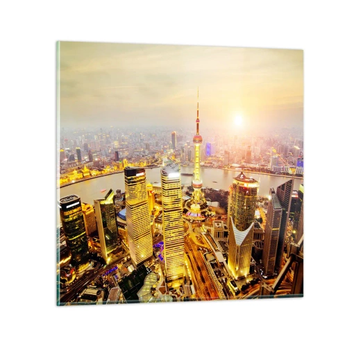 Quadro su vetro - Sogno asiatico - 60x60 cm