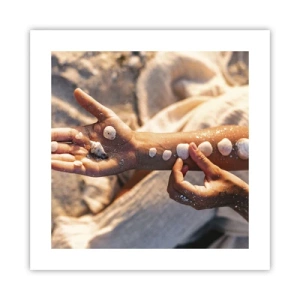 Poster - La bellezza a portata di mano - 40x40 cm