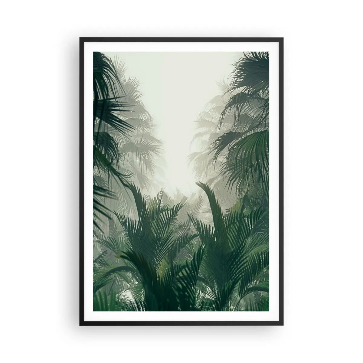 Poster in cornice nera - Mistero dei tropici - 70x100 cm