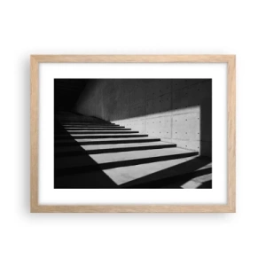 Poster in cornice rovere chiaro - La bellezza severa del modernismo - 40x30 cm