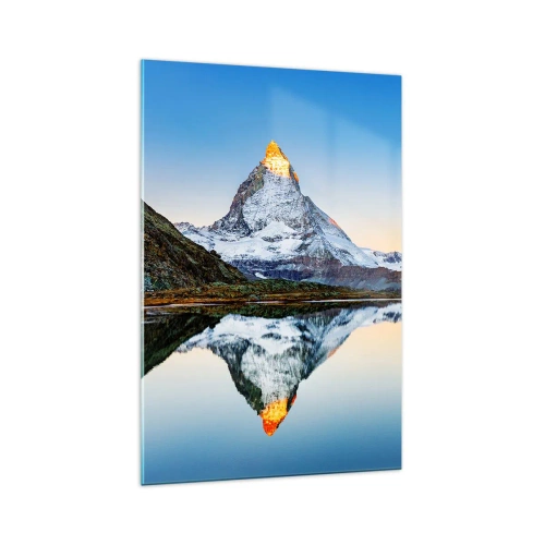 Quadro su vetro - Due mondi - 70x100 cm