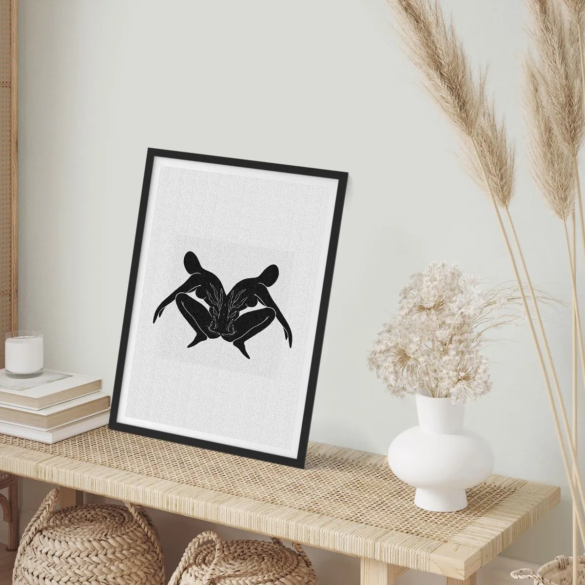 Poster in cornice nera - Anima comune - 61x91 cm