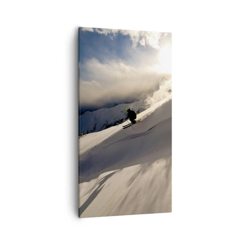 Quadro su tela - Stampe su Tela - Sfida dei monti accettata - 55x100 cm