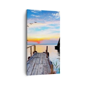 Quadro su tela - Stampe su Tela - Buona sera - 45x80 cm