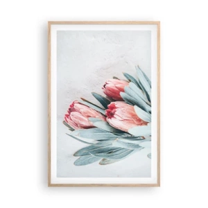 Poster in cornice rovere chiaro - Imbarazzati per la propria bellezza - 61x91 cm