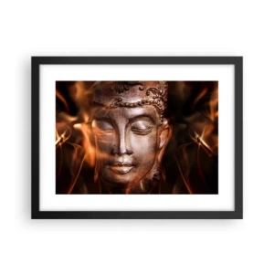 Poster in cornice nera - Esiste solo qui e ora - 40x30 cm