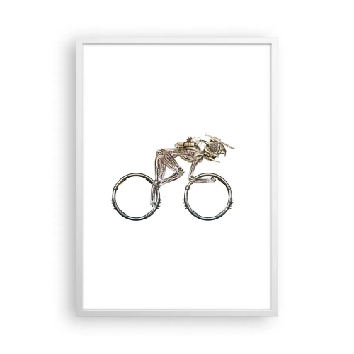 Poster in cornice bianca - Macchina perfetta - 50x70 cm