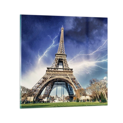 Quadro su vetro - La signora delle tempeste - 50x50 cm