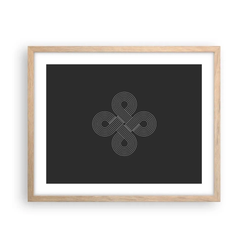 Poster in cornice rovere chiaro - Nello spirito celtico - 50x40 cm