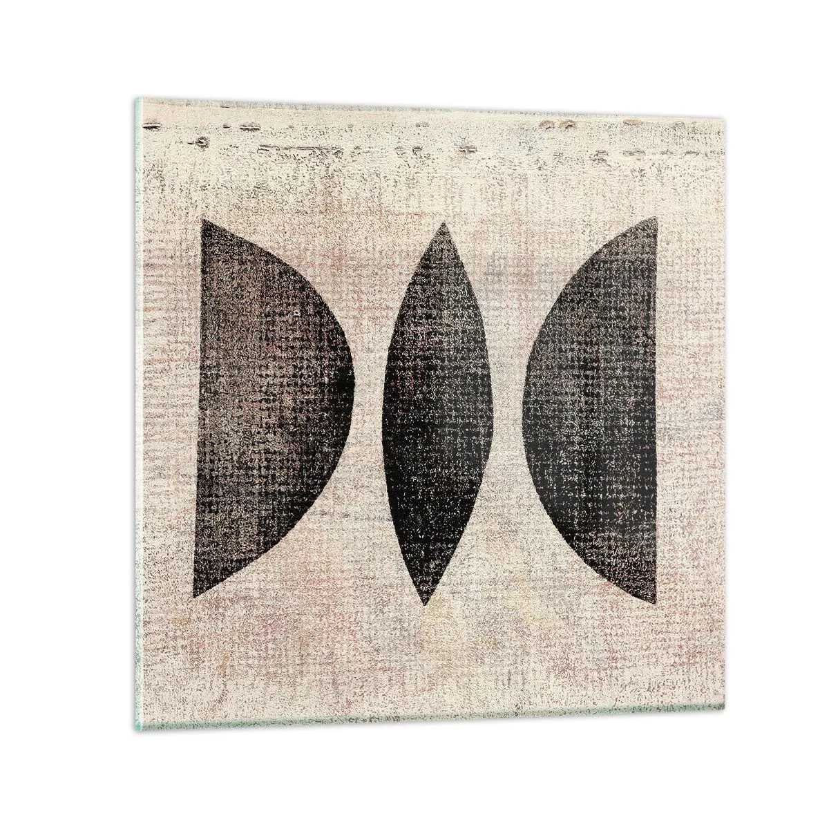 Quadro su vetro - Astrazione etnica - 60x60 cm