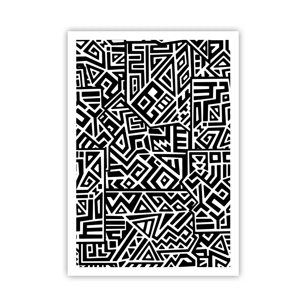 Poster - Composizione precolombiana - 70x100 cm