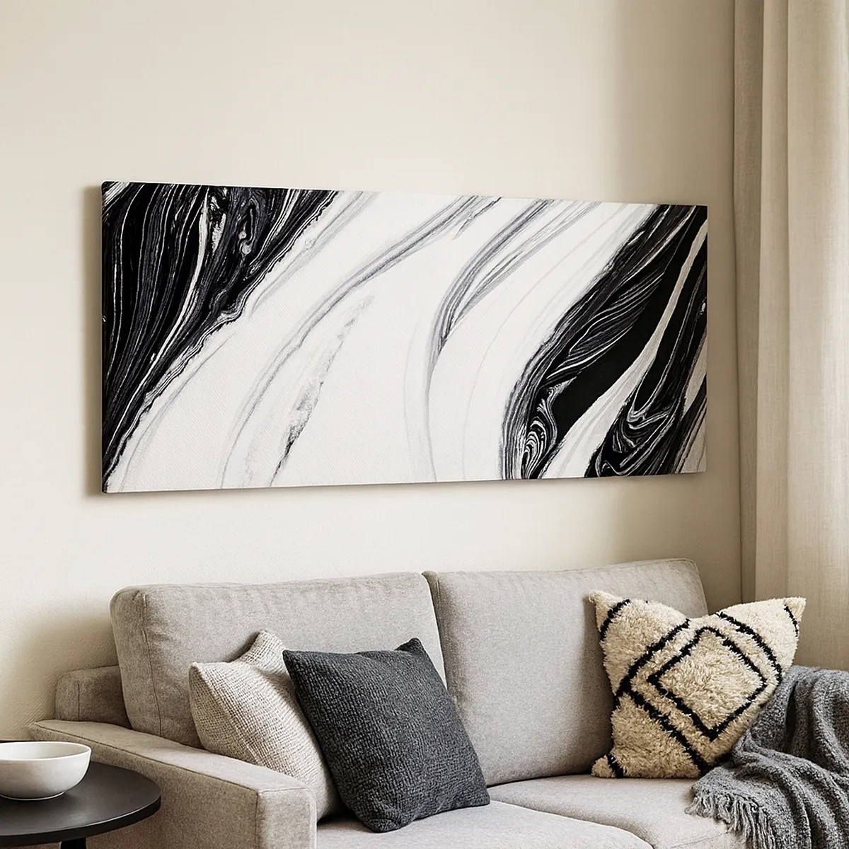 Quadro su tela - Stampe su Tela - L'unione degli opposti - 30x30 cm