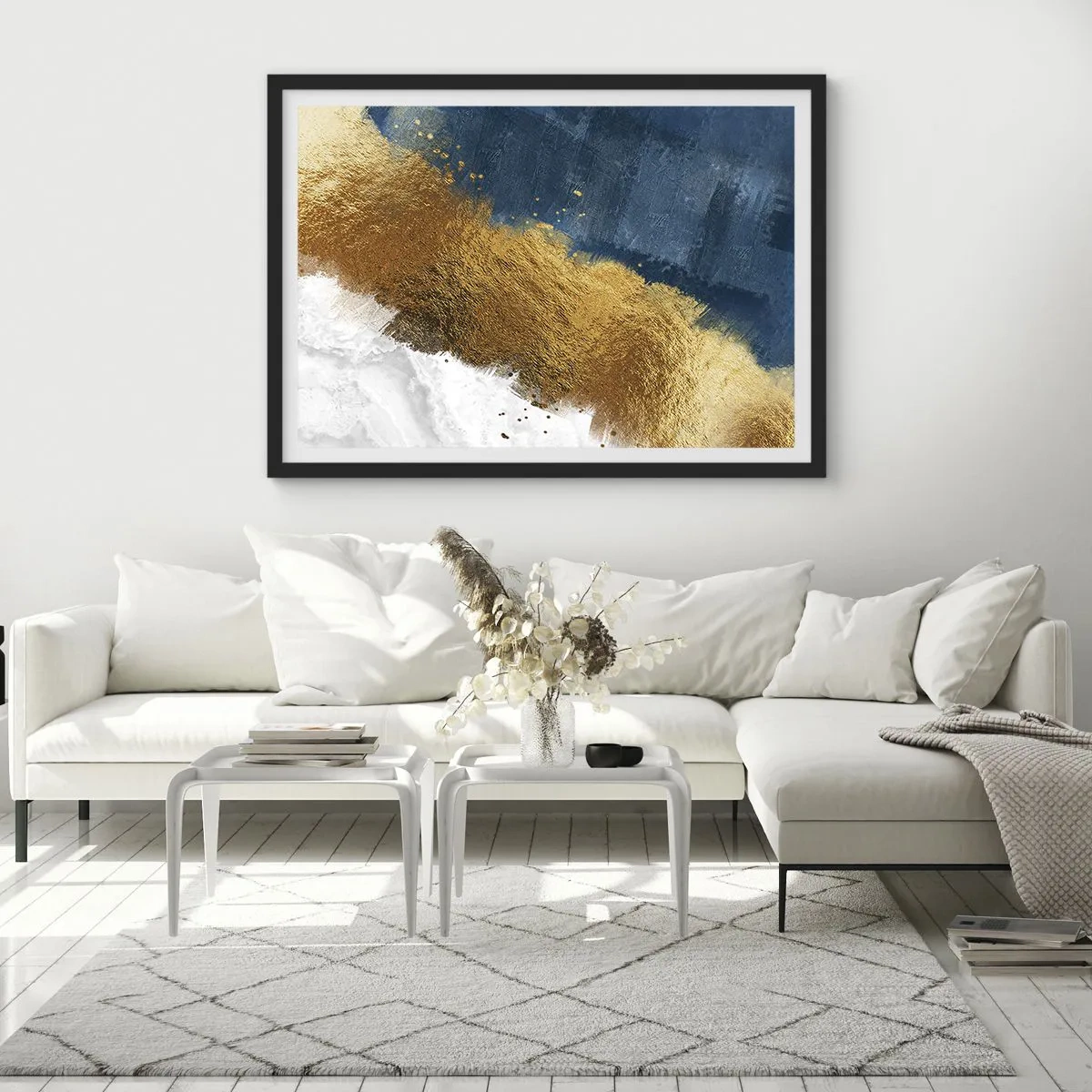 Poster in cornice nera - I colori dell'estate - 91x61 cm