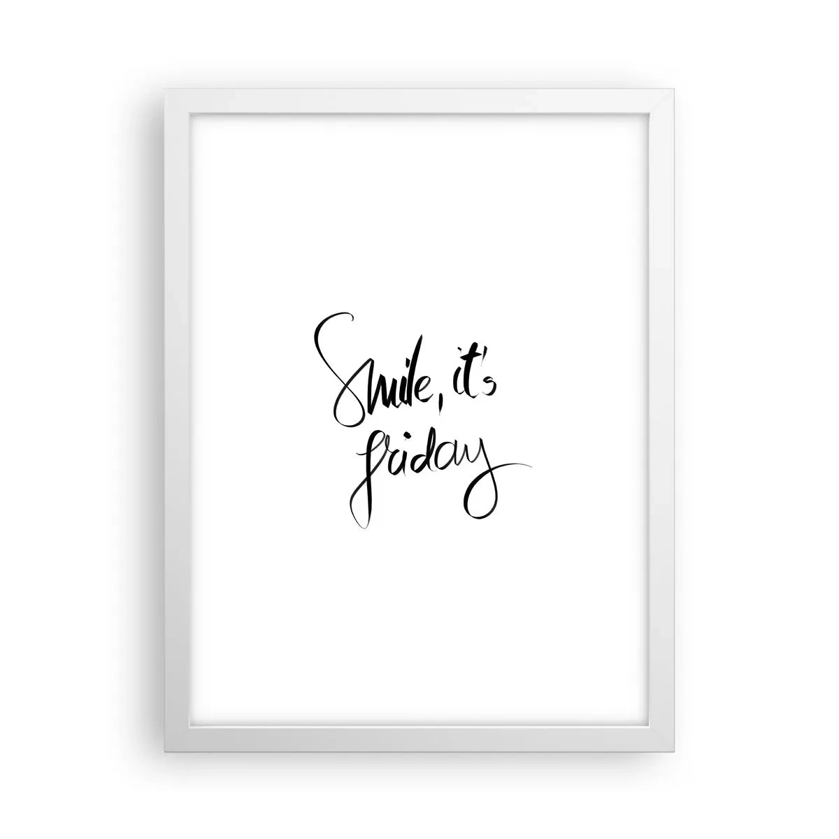 Poster in cornice bianca - Vera gioia - 30x40 cm