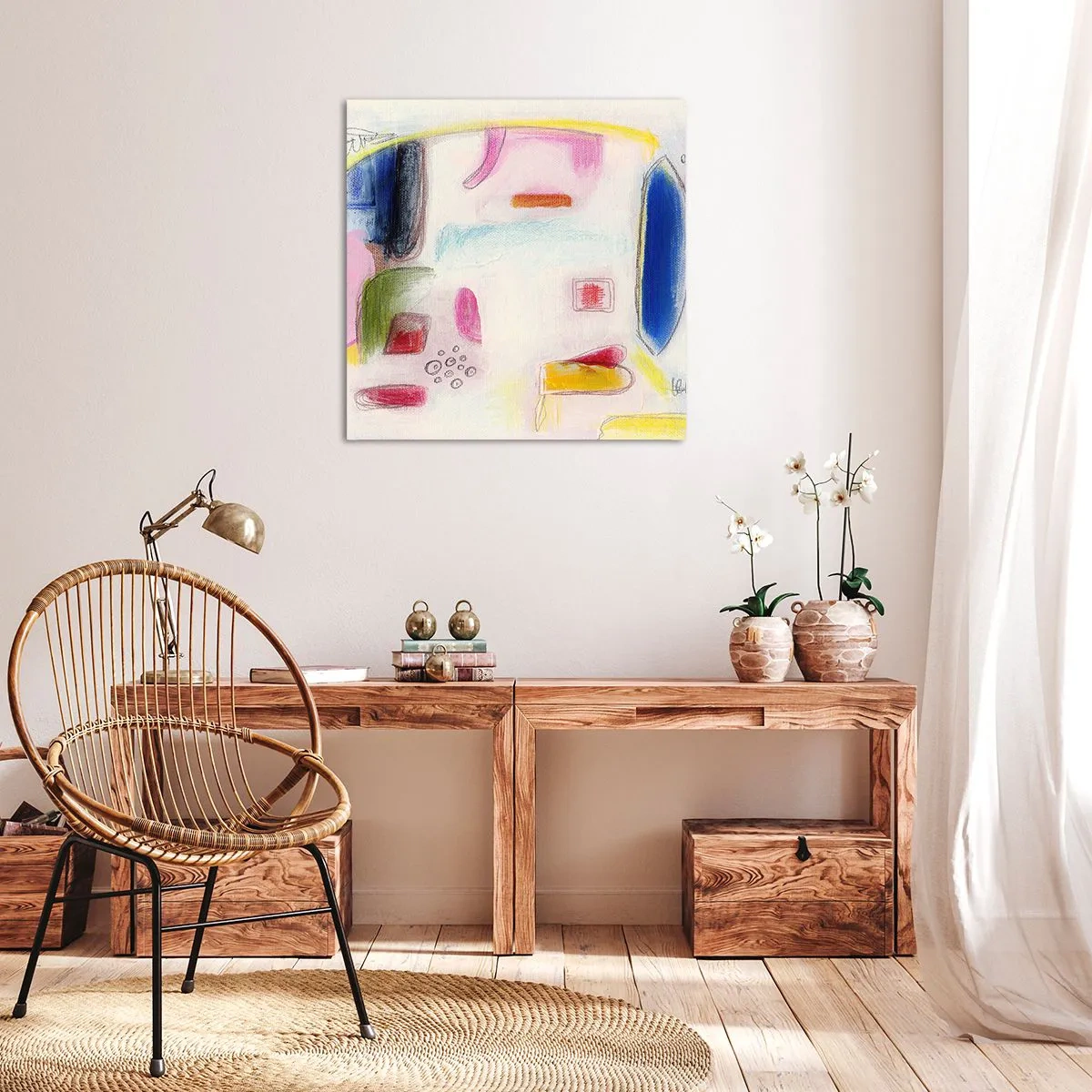 Quadro su tela - Stampe su Tela - Più convesse che concave o piatte - 30x30 cm