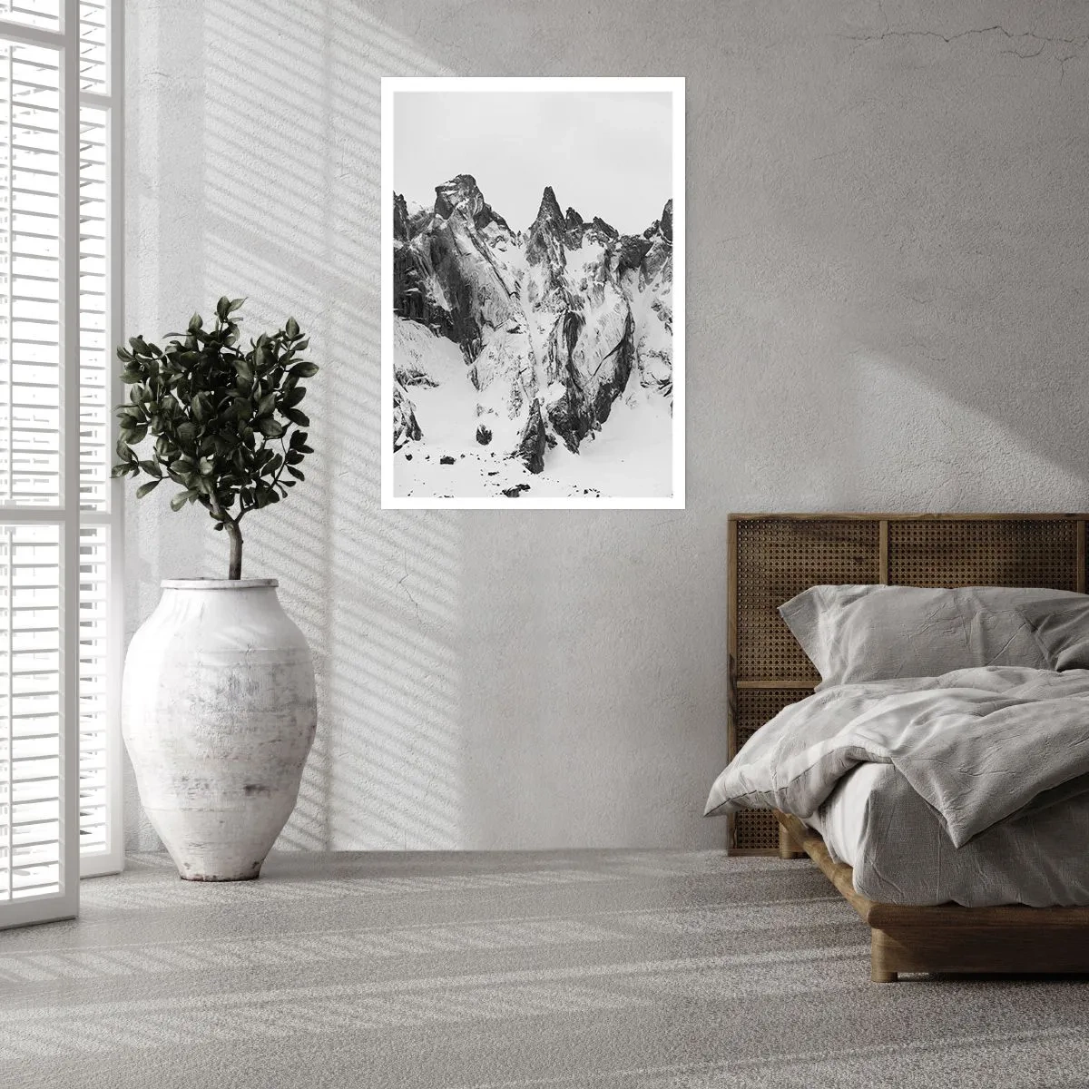 Poster - Cresta minacciosa di granito - 30x40 cm