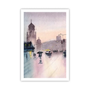 Poster - Nella nebbia piovigginosa - 61x91 cm