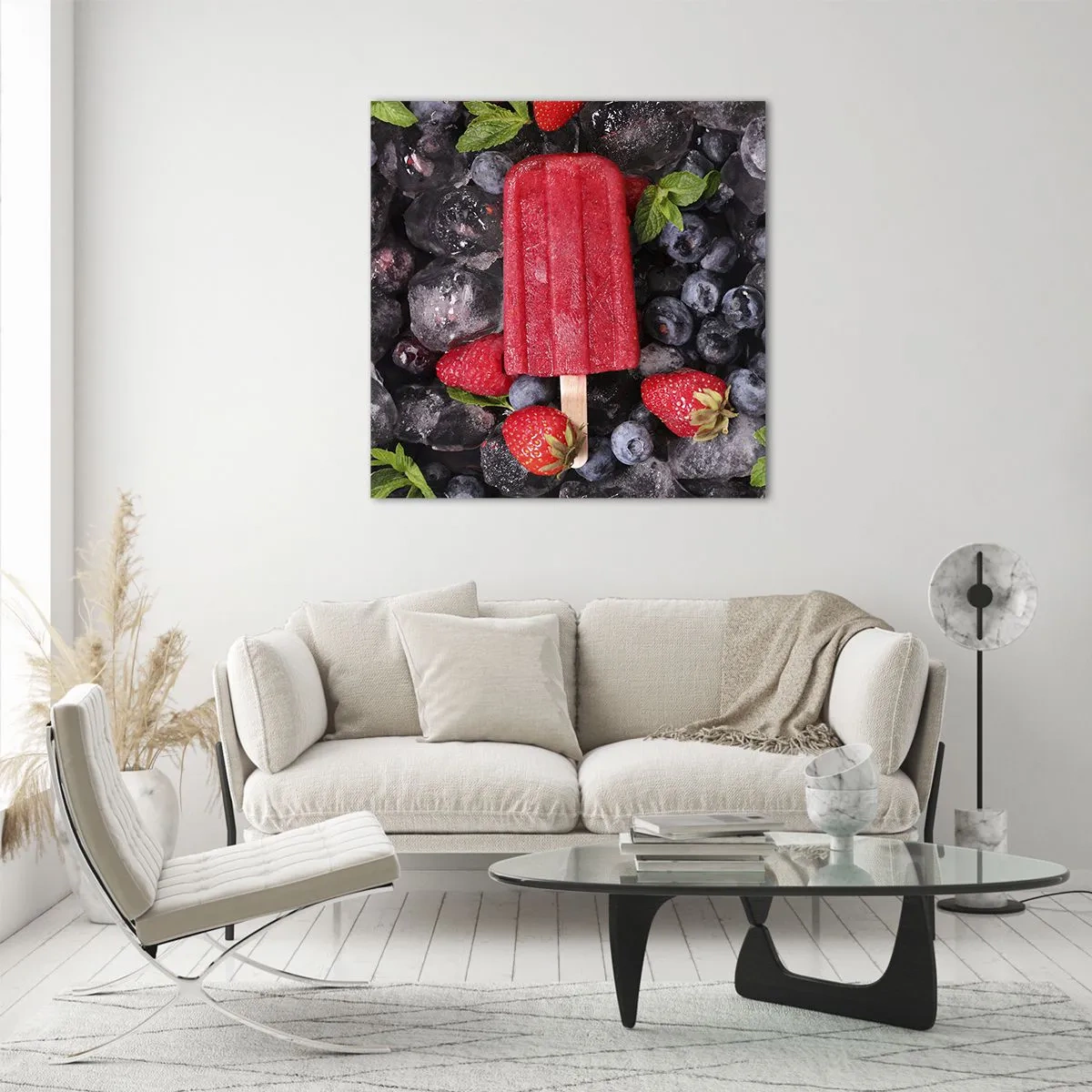 Quadro su vetro - Il sapore della calda estate - 70x70 cm