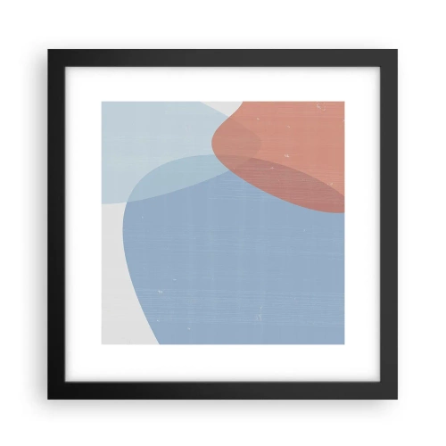 Poster in cornice nera - Legami pastello - 30x30 cm