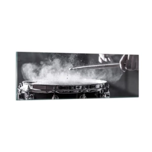 Quadro su vetro - Il polso della musica - 90x30 cm