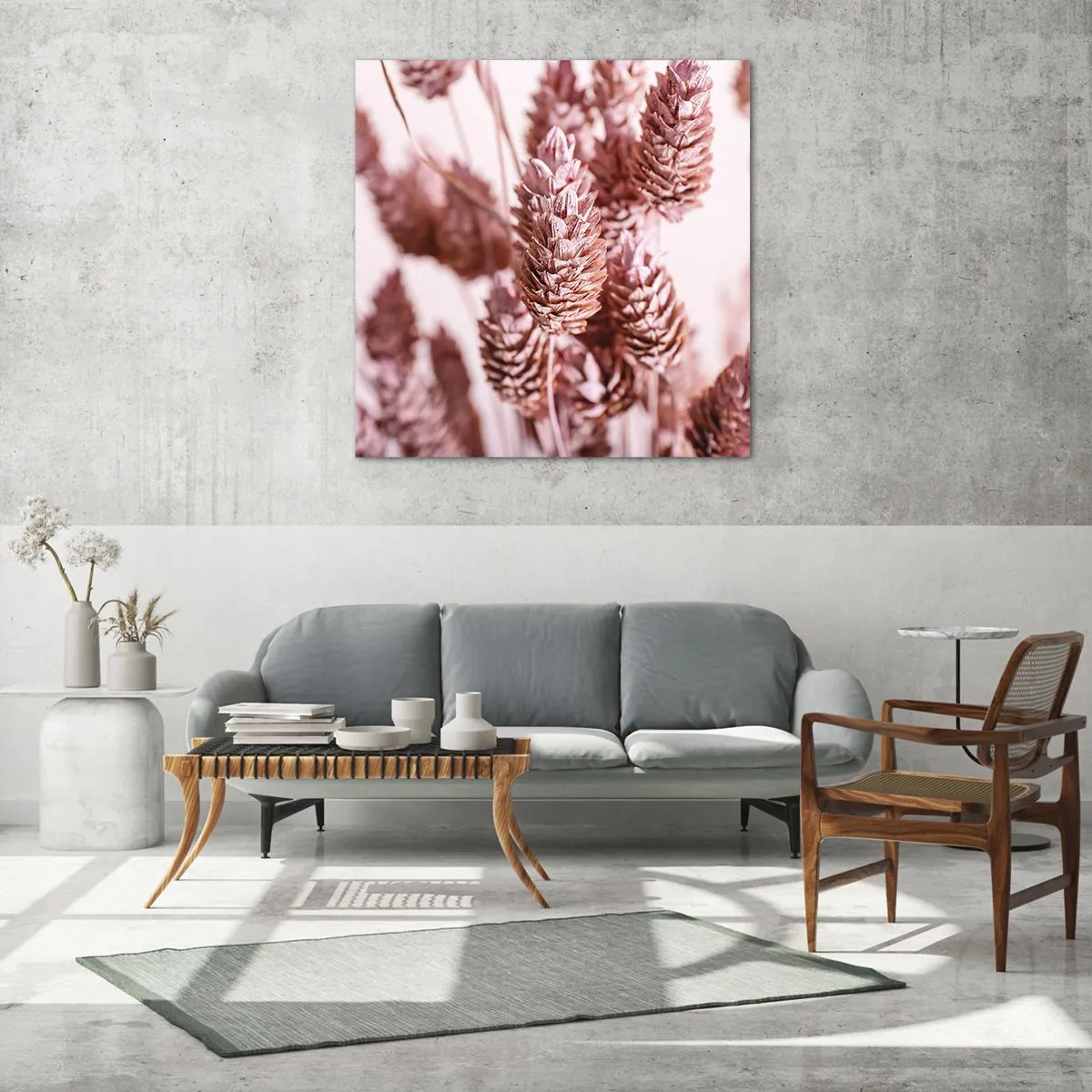 Quadro su vetro - A prima vista poco appariscenti - 40x40 cm