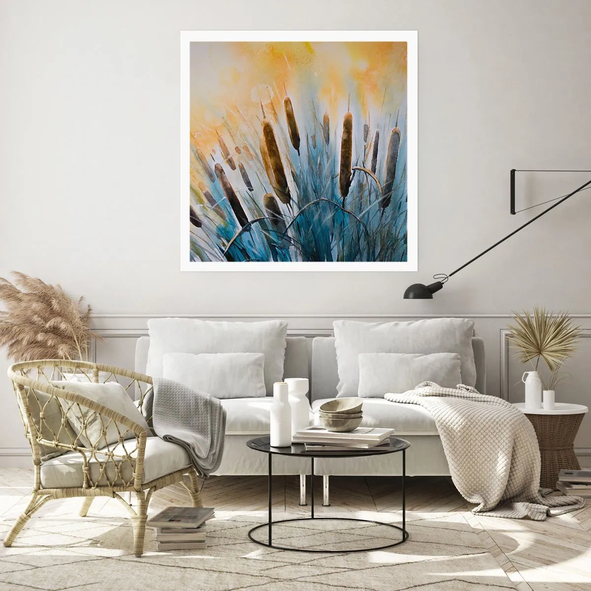 Poster - Fresco dell'acqua, calore del sole - 40x40 cm