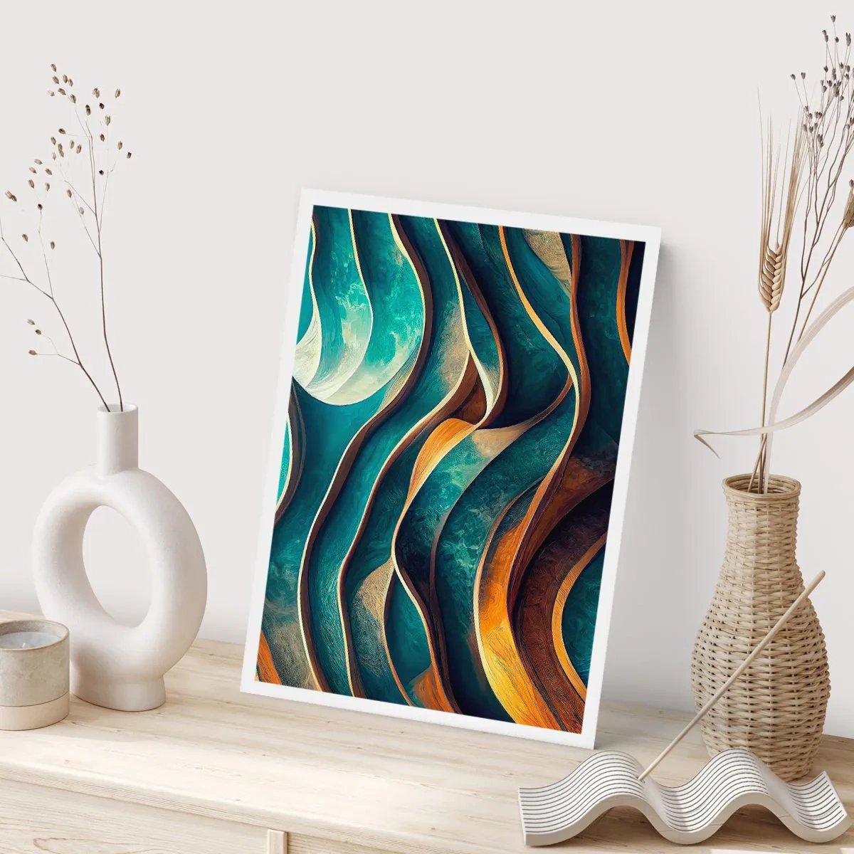 Poster - I meandri del blu - 30x40 cm