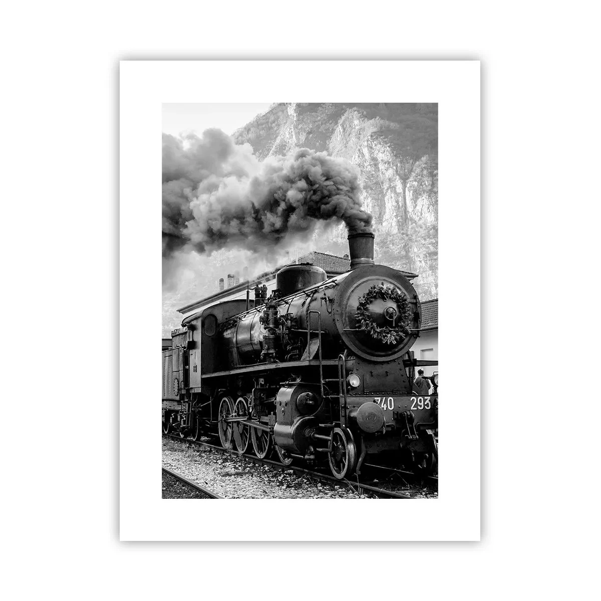 Poster - Ferma alla stazione... - 30x40 cm