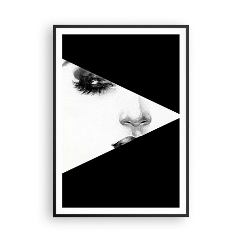 Poster in cornice nera - Sempre da scoprire - 70x100 cm