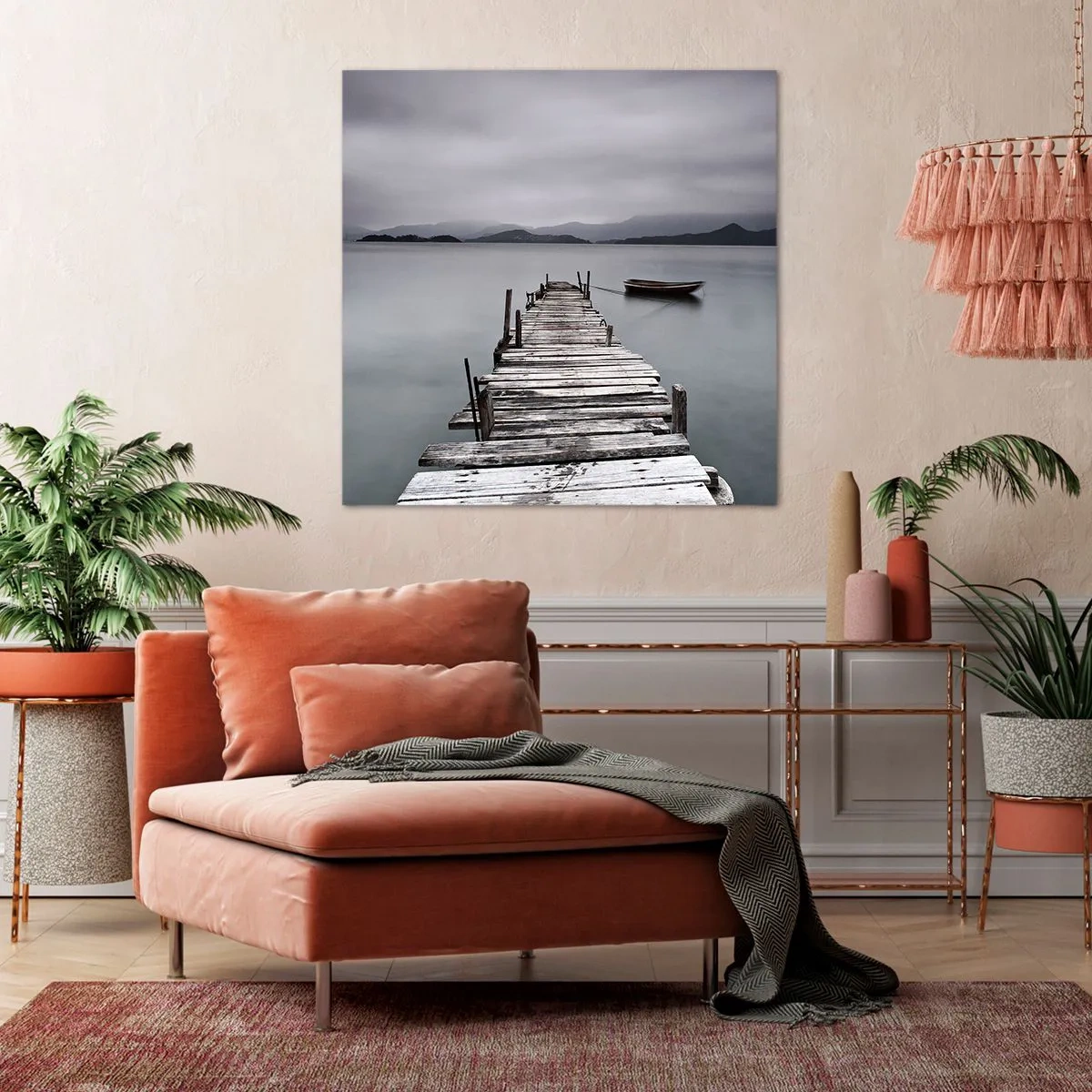 Quadro su tela - Stampe su Tela - Domani puoi partire - 70x70 cm