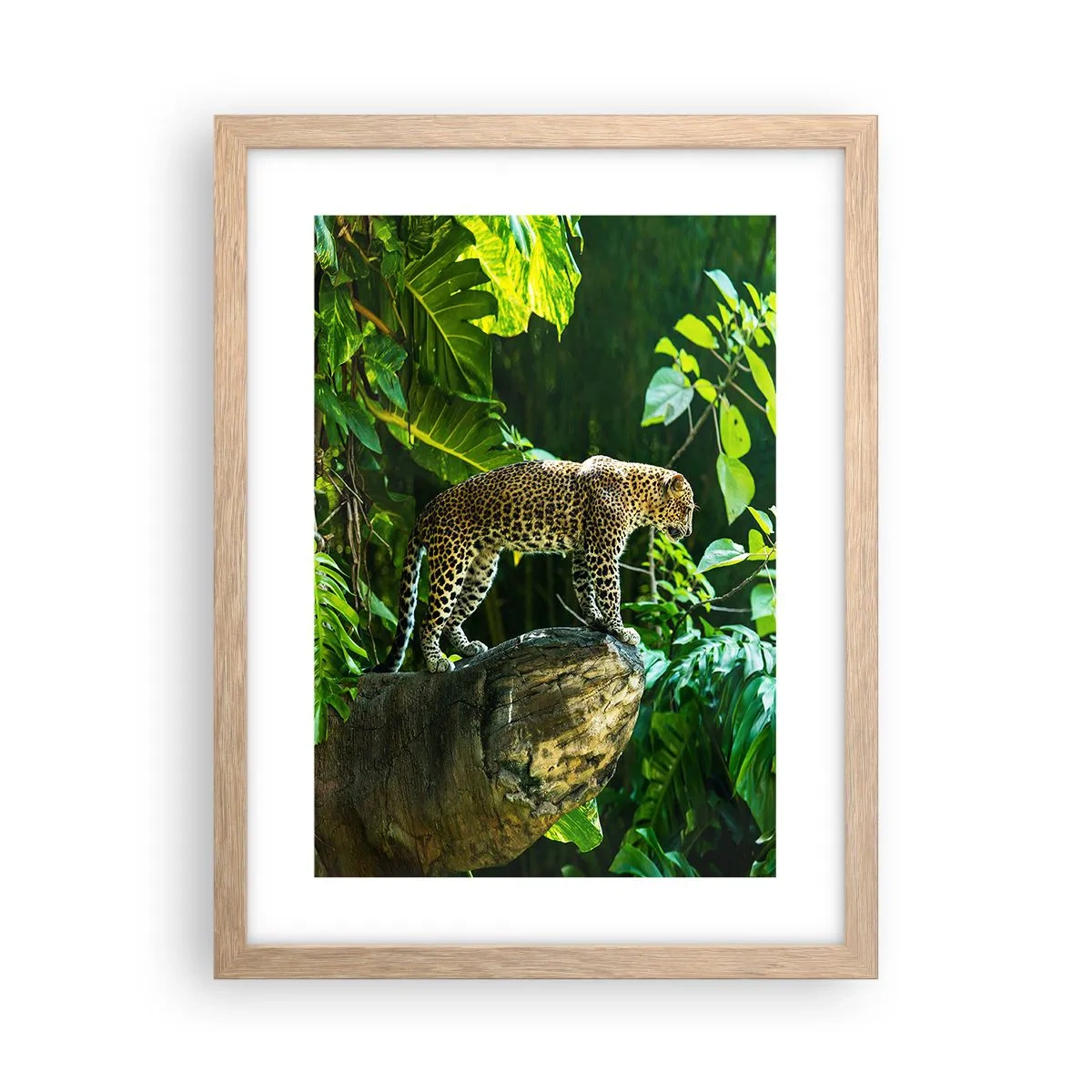 Poster in cornice rovere chiaro - A caccia? - 30x40 cm