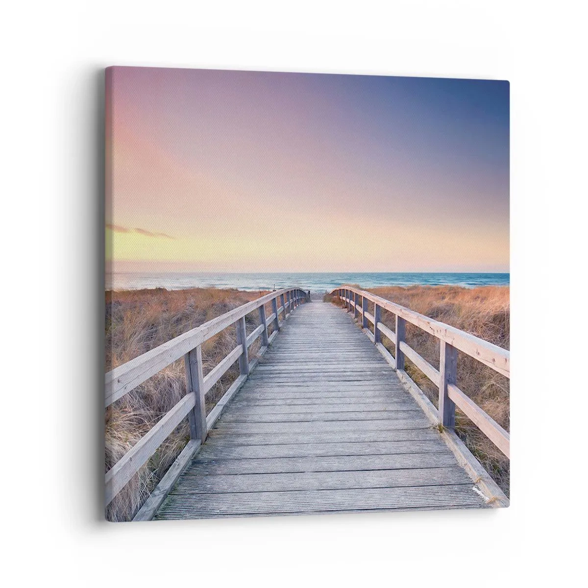 Quadro su tela - Stampe su Tela - Aurora serale baltica - 40x40 cm