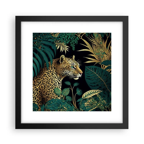 Poster in cornice nera - Il signore della giungla - 30x30 cm
