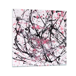 Quadro su vetro - La natura passeggera della vita - 70x70 cm