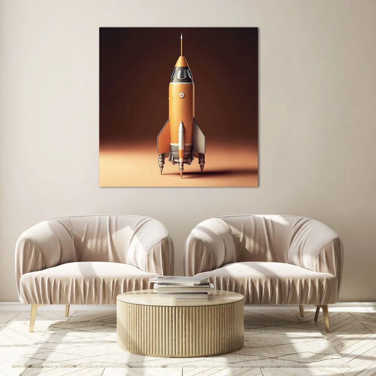 Quadro su vetro - Si inizia dai sogni - 60x60 cm