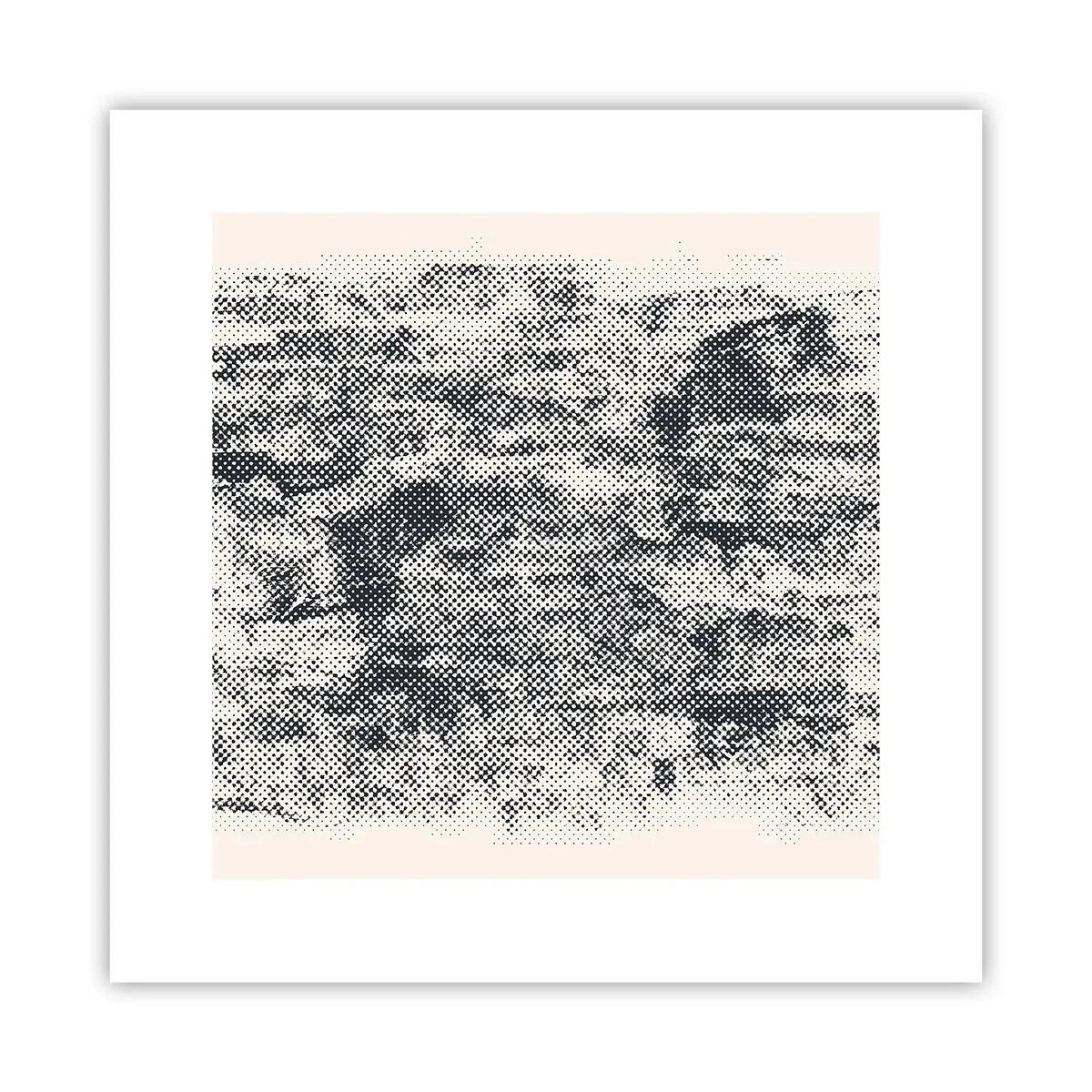 Poster - Composizione nebbiosa - 30x30 cm