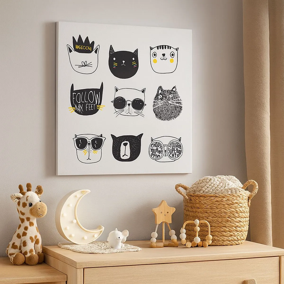 Quadro su tela - Stampe su Tela - Ognuno è diverso - 30x30 cm