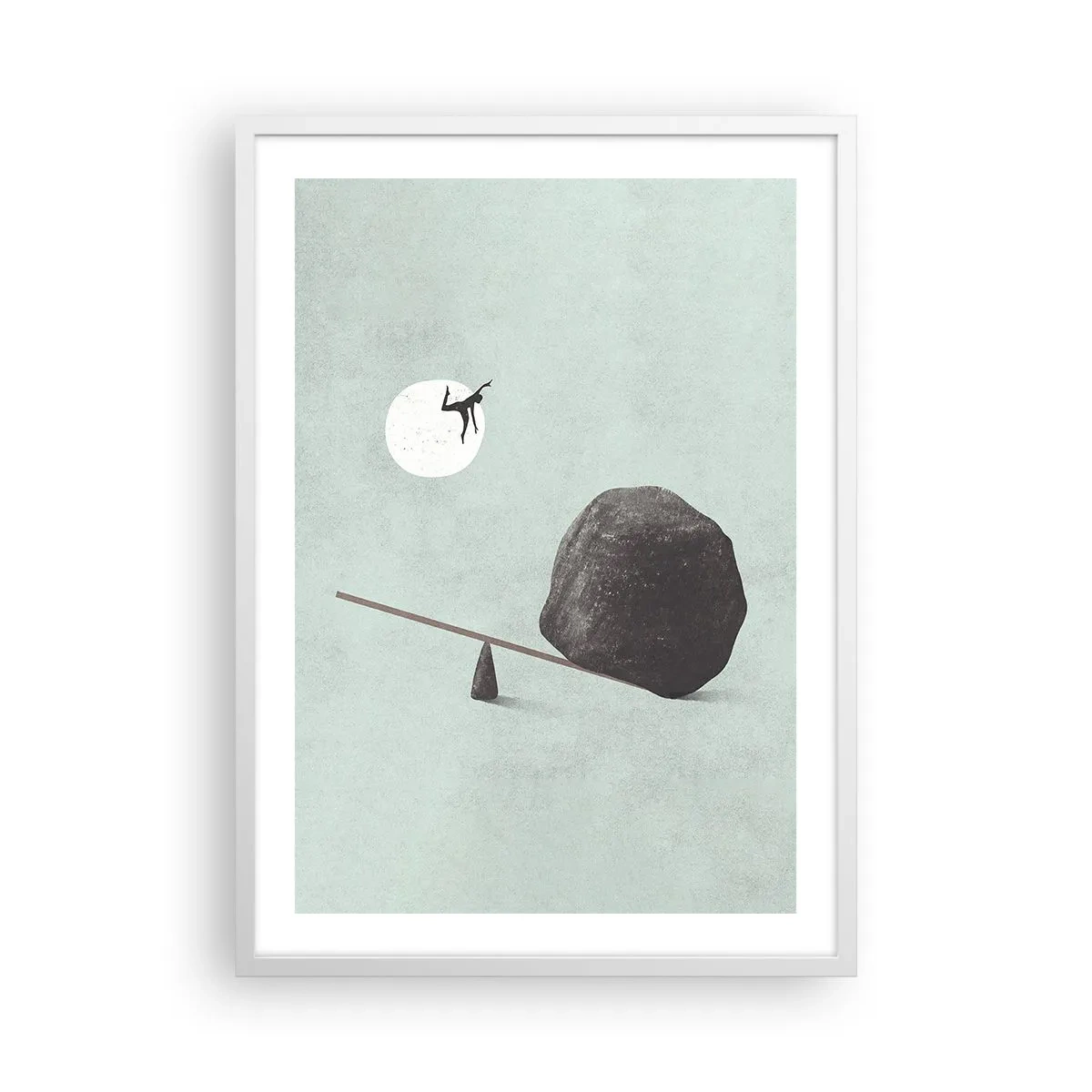 Poster in cornice bianca - Sogno adempiuto - 50x70 cm