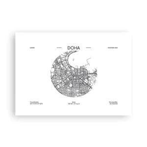 Poster - Anatomia di Doha - 70x50 cm