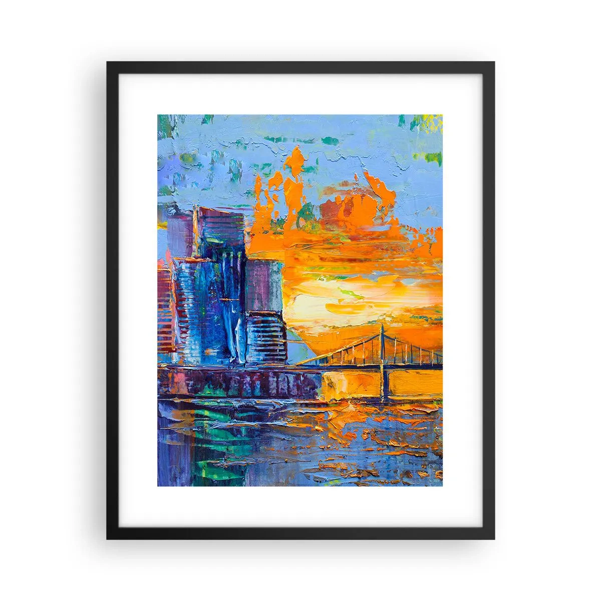 Poster in cornice nera - Cultura e natura - 40x50 cm