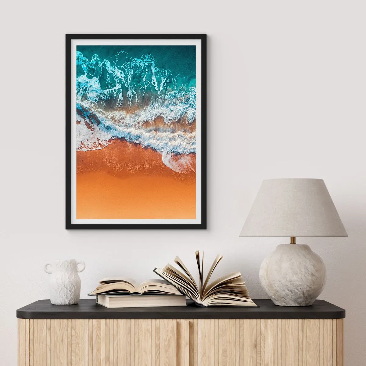 Poster in cornice nera - Sempre in coppia - 70x100 cm