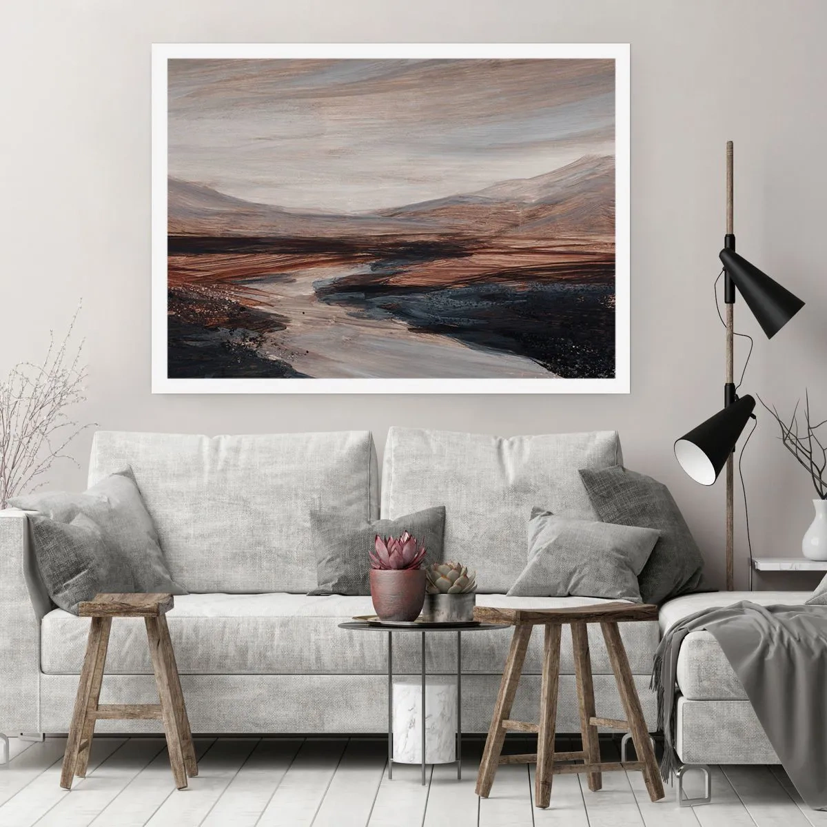 Poster - Valle tranquilla - 50x40 cm