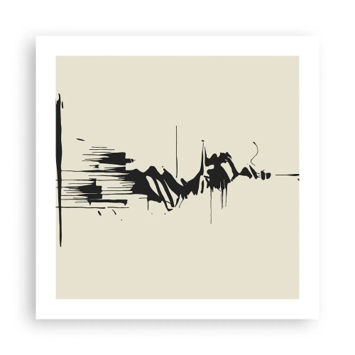 Poster - Astrazione frettolosa - 50x50 cm