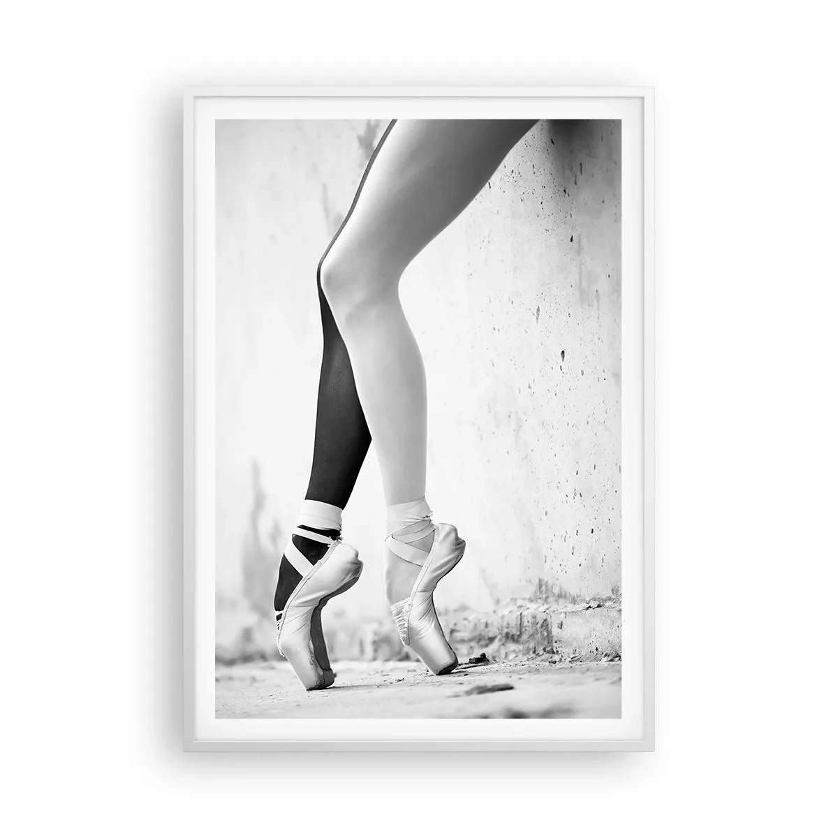 Poster in cornice bianca - Ballerina, voilà! - 70x100 cm