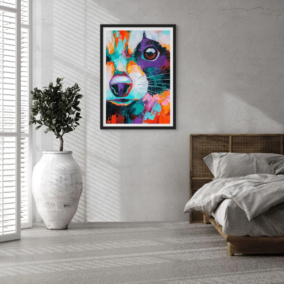 Poster in cornice nera - Solo buone emozioni - 40x50 cm