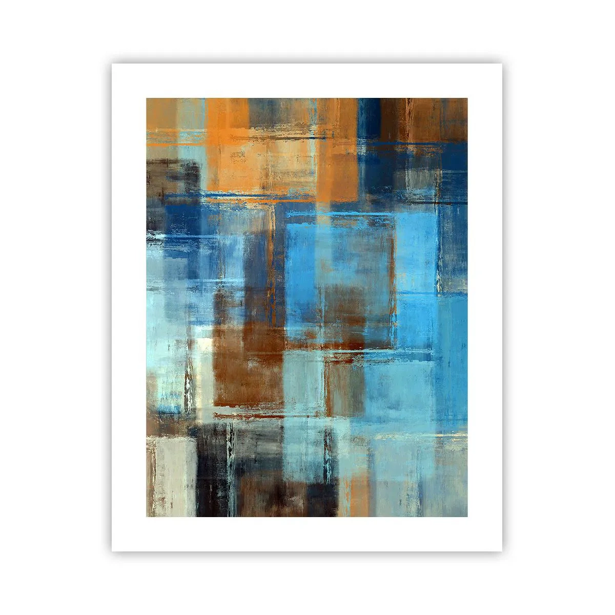 Poster - Attraverso la tenda blu - 40x50 cm