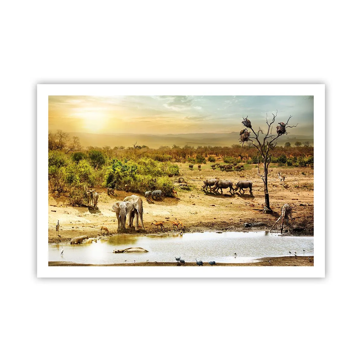 Poster - "Un fiume usciva da Eden…" - 91x61 cm